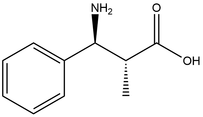 Benzenepropanoic acid, β-amino-α-methyl-, (αR,βS)-rel- 结构式