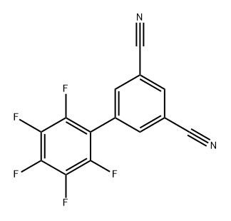 2',3',4',5',6'-五氟-[1,1'-联苯]-3,5-二甲腈 结构式