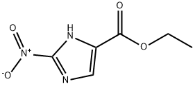 2-硝基-1H-咪唑-5-羧酸乙酯 结构式