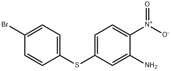 Benzenamine, 5-[(4-bromophenyl)thio]-2-nitro- 结构式