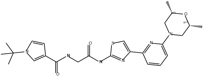 化合物 BRM/BRG1 ATP INHIBITOR-4 结构式