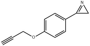 3-[4-(prop-2-yn-1-yloxy)phenyl]-2H-azirine 结构式