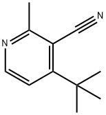 3-Pyridinecarbonitrile, 4-(1,1-dimethylethyl)-2-methyl- 结构式