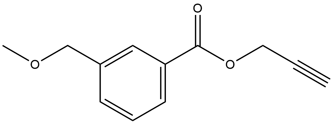 2-Propyn-1-yl 3-(methoxymethyl)benzoate 结构式