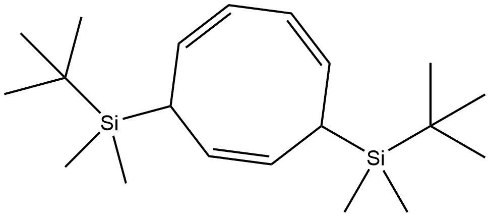 5,8-双[(1,1-二甲基乙基)二甲基甲硅烷基-1,3,6-环辛三烯 结构式