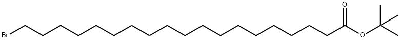 19-溴十九酸叔丁酯 结构式