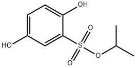 BENZENESULFONIC ACID, 2,5-DIHYDROXY-, 1-METHYLETHYL ESTER 结构式