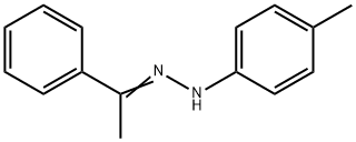 Ethanone, 1-phenyl-, 2-(4-methylphenyl)hydrazone 结构式