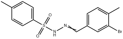 N'-(3-bromo-4-methylbenzylidene)-4-methylbenzenesulfonohydrazide 结构式