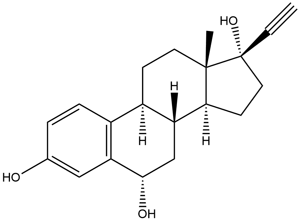 炔雌醇杂质2 结构式