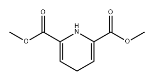 2,6-Pyridinedicarboxylic acid, 1,4-dihydro-, 2,6-dimethyl ester 结构式