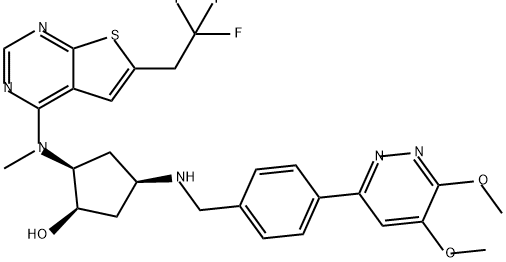 化合物 MENIN-MLL INHIBITOR 26 结构式