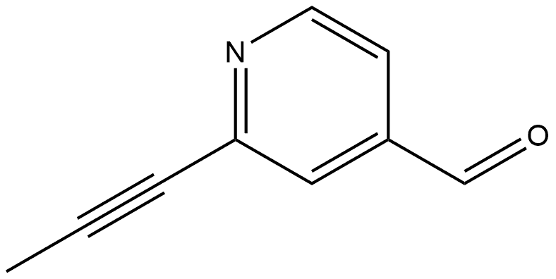 2-(丙-1-炔-1-基)异烟醛 结构式