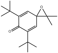 1-Oxaspiro[2.5]octa-4,7-dien-6-one, 5,7-bis(1,1-dimethylethyl)-2,2-dimethyl- 结构式