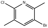 3-溴-6-氯-2,5-二甲基吡啶 结构式