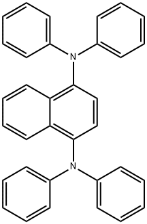 1,4-Naphthalenediamine, N1,N1,N4,N4-tetraphenyl- 结构式