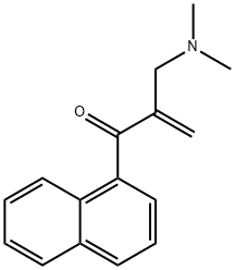 2-Propen-1-one, 2-[(dimethylamino)methyl]-1-(1-naphthalenyl)- 结构式