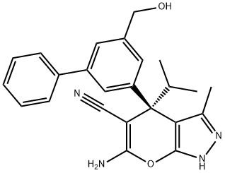 化合物 (-)-SHIN1 结构式