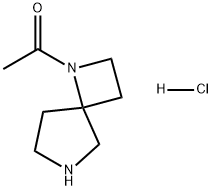 1-(1,6-二氮杂螺[3.4]辛烷-1-基)乙-1-酮盐酸盐 结构式