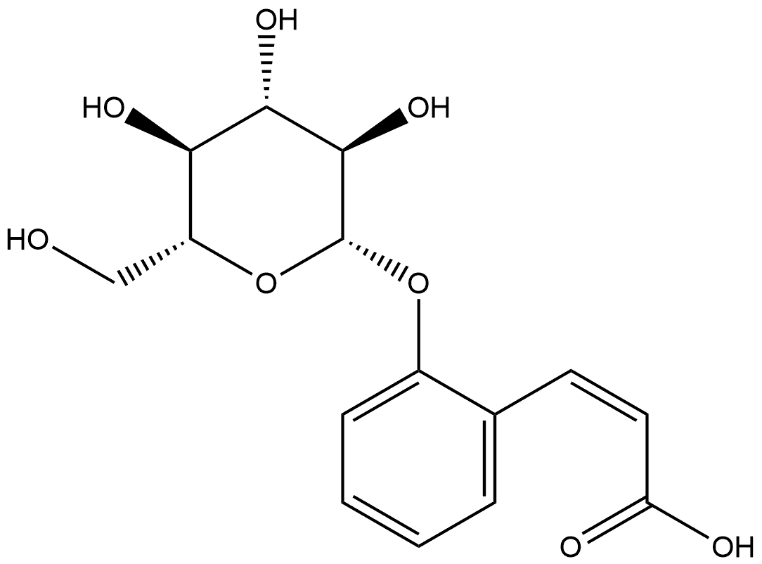 顺式草木樨苷 结构式