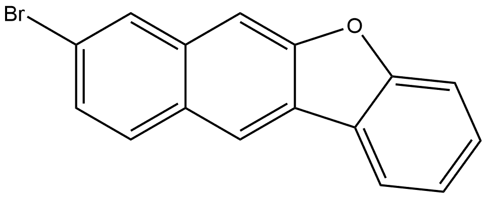 8-Bromobenzo[b]naphtho[2,3-d]furan 结构式