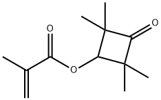 2-Propenoic acid, 2-methyl-, 2,2,4,4-tetramethyl-3-oxocyclobutyl ester 结构式