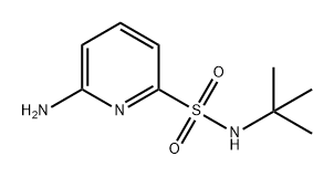 6-氨基-N-(叔丁基)吡啶-2-磺酰胺 结构式