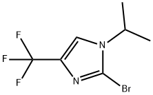 2-溴-1-异丙基-4-(三氟甲基)-1H-咪唑 结构式