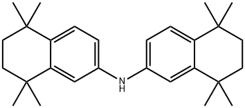 双(5,5,8,8-四甲基-5,6,7,8-四氢化萘-2-基)胺 结构式