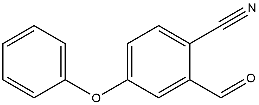 Benzonitrile, 2-formyl-4-phenoxy- 结构式