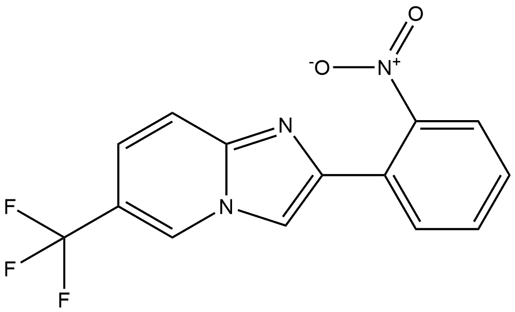 2-(2-硝基苯基)-6-(三氟甲基)咪唑并[1,2-A]吡啶 结构式