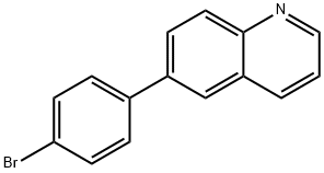 6-(4-溴苯基)-喹啉 结构式