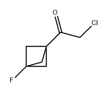 2-氯-1-(3-氟双环[1.1.1]戊-1-基)乙-1-酮 结构式