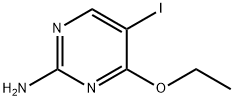 4-乙氧基-5-碘嘧啶-2-胺 结构式