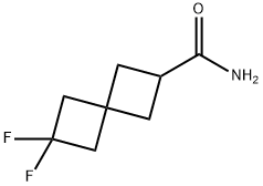 6,6-二氟螺[3.3]庚烷-2-甲酰胺 结构式