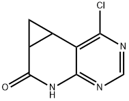 1-氯-5,6A,7,7A-四氢-6H-环丙基[4,5]吡啶并[2,3-D]嘧啶-6-酮 结构式