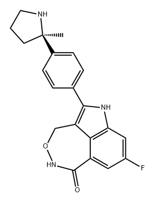 化合物 LERZEPARIB 结构式