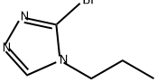 4H-1,2,4-Triazole, 3-bromo-4-propyl- 结构式