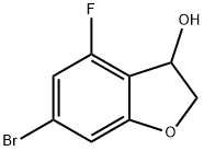 6-溴-4-氟-2,3-二氢苯并呋喃-3-醇 结构式