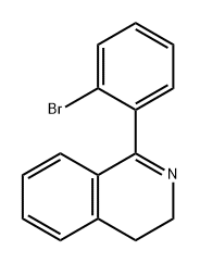 Isoquinoline, 1-(2-bromophenyl)-3,4-dihydro- 结构式