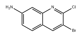 7-Quinolinamine, 3-bromo-2-chloro-