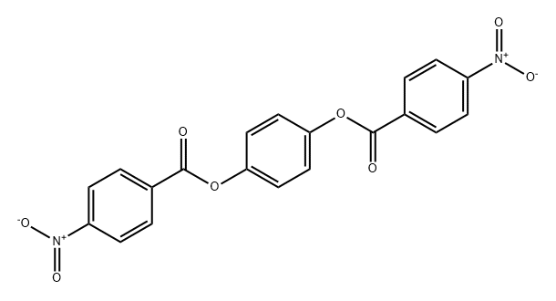 1,4-Benzenediol, 1,4-bis(4-nitrobenzoate) 结构式