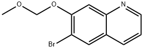 6-溴-7-(甲氧基甲氧基)喹啉 结构式