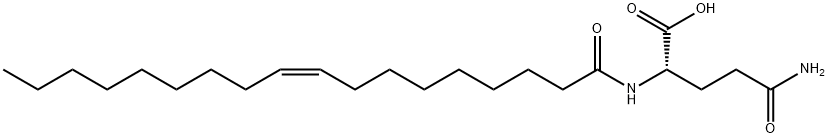 化合物 N-OLEOYL GLUTAMINE 结构式