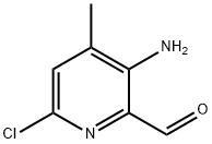 2-Pyridinecarboxaldehyde, 3-amino-6-chloro-4-methyl- 结构式