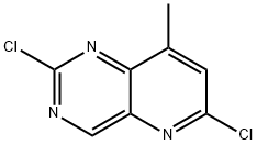 Pyrido[3,2-d]pyrimidine, 2,6-dichloro-8-methyl- 结构式