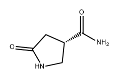 (S)-5-氧代吡咯烷-3-甲酰胺 结构式
