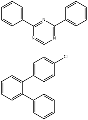 1,3,5-Triazine, 2-(3-chloro-2-triphenylenyl)-4,6-diphenyl- 结构式