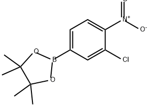 3-氯-4-硝基苯硼酸频哪醇酯 结构式