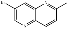 7-溴-2-甲基-1,5-萘啶 结构式